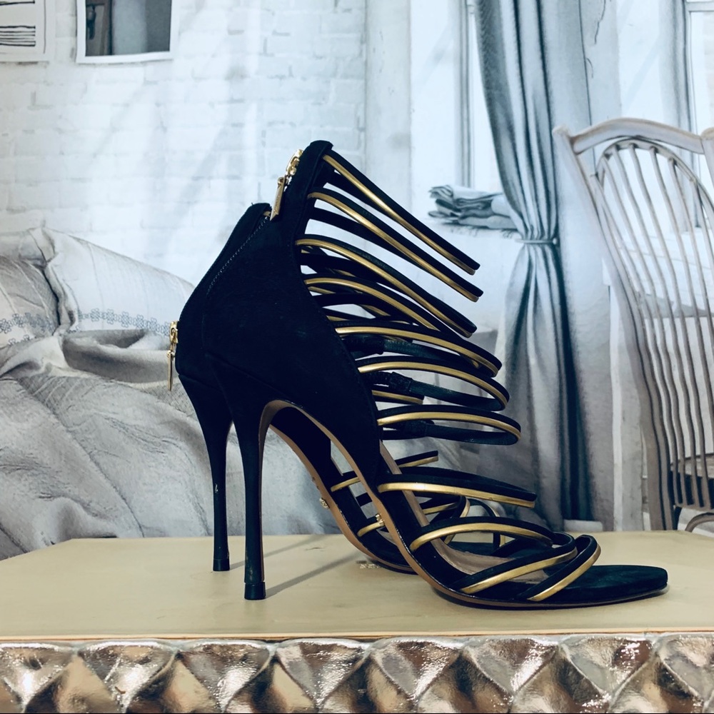 Sexy Strappy Schutz Heels - Picture 4 of 8